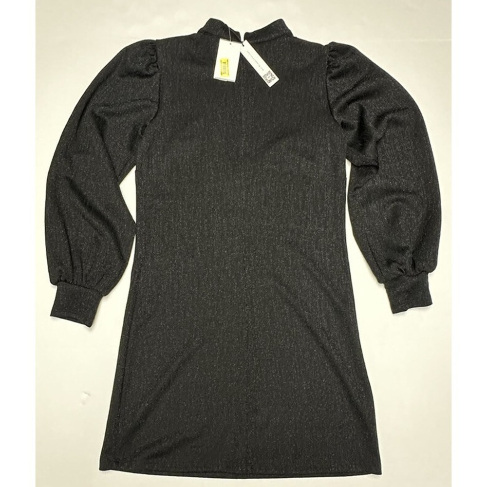 Sanctuary Tinsel Knit Black Dress Sparkle Womens Size Small‎